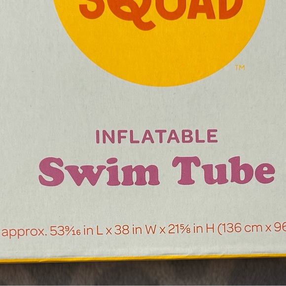 Inflatable Toucan Swim Tube - Blue - Picture 2 of 4